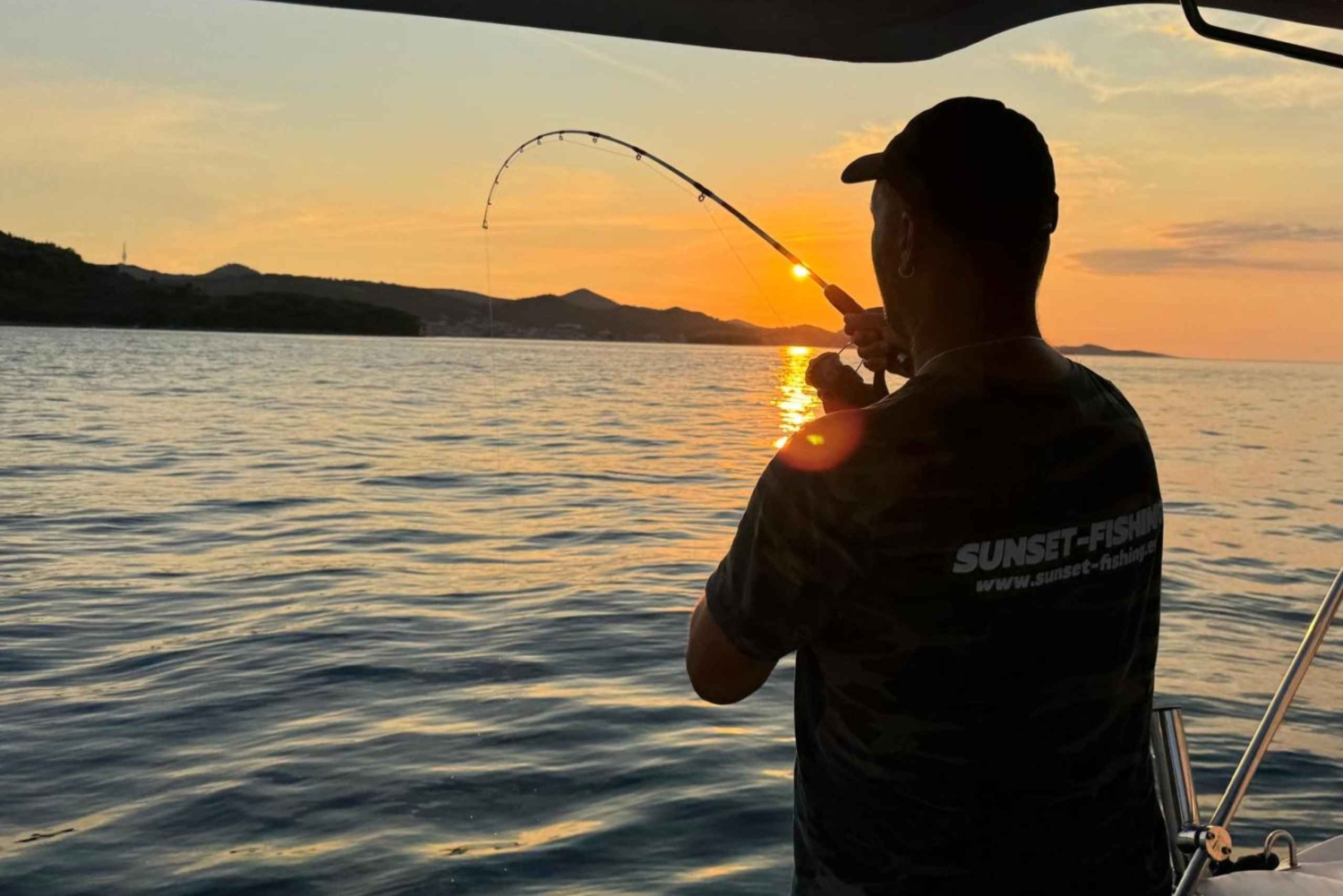 Zadar: Vissen bij zonsondergang Halve dag met gids op de boot