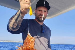 Zadar: Vissen bij zonsondergang Halve dag met gids op de boot