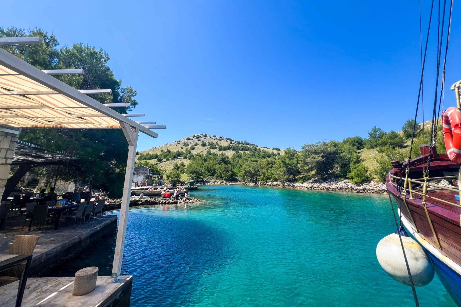 Zadar: Heldagstur med båt til Telascica og Kornati med lunsj