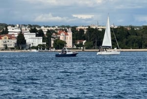 Zadar: Wooden Boat half day Adventure with drinks