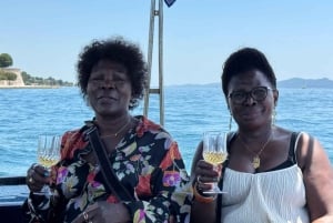 Zadar: Wooden Boat half day Adventure with drinks