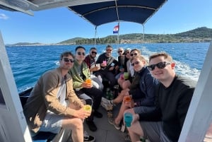 Zadar: Wooden Boat half day Adventure with drinks