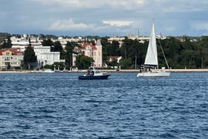 Zadar: Wooden Boat half day Adventure with drinks