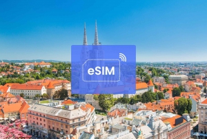 Zagreb: Croatia/ Europe eSIM Roaming Mobile Data Plan