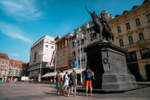Zagreb: Tour guiado de la ciudad con túneles de la II Guerra Mundial