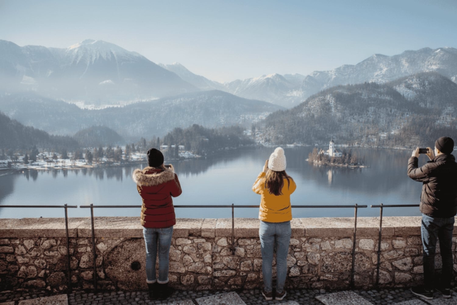 Zagreb: Dagstur til julemarkeder i Ljubljana og Bled-søen