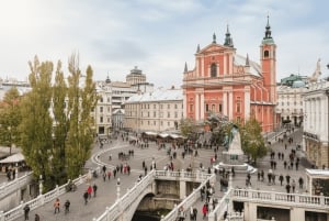 Zagreb: Dagstur til julemarkeder i Ljubljana og Bled-søen