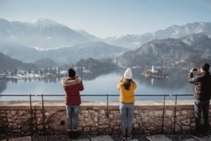 Zagreb: Dagstur til julemarkeder i Ljubljana og Bled-søen