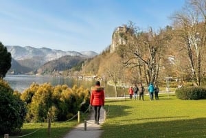 Zagreb: Dagstur til julemarkeder i Ljubljana og Bled-søen