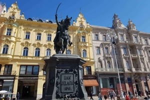 Zagreb : Visite à pied de la ville avec funiculaire et tunnels de la Seconde Guerre mondiale
