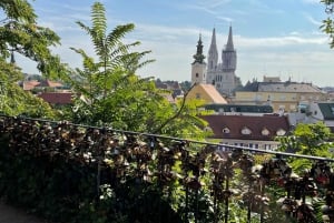 Zagreb: Stadsvandring med linbana och tunnlar från andra världskriget