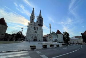 Zagreb: Stadsvandring med linbana och tunnlar från andra världskriget