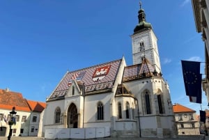 Zagreb: Tour a pie de la ciudad con viaje en funicular y túneles de la II Guerra Mundial