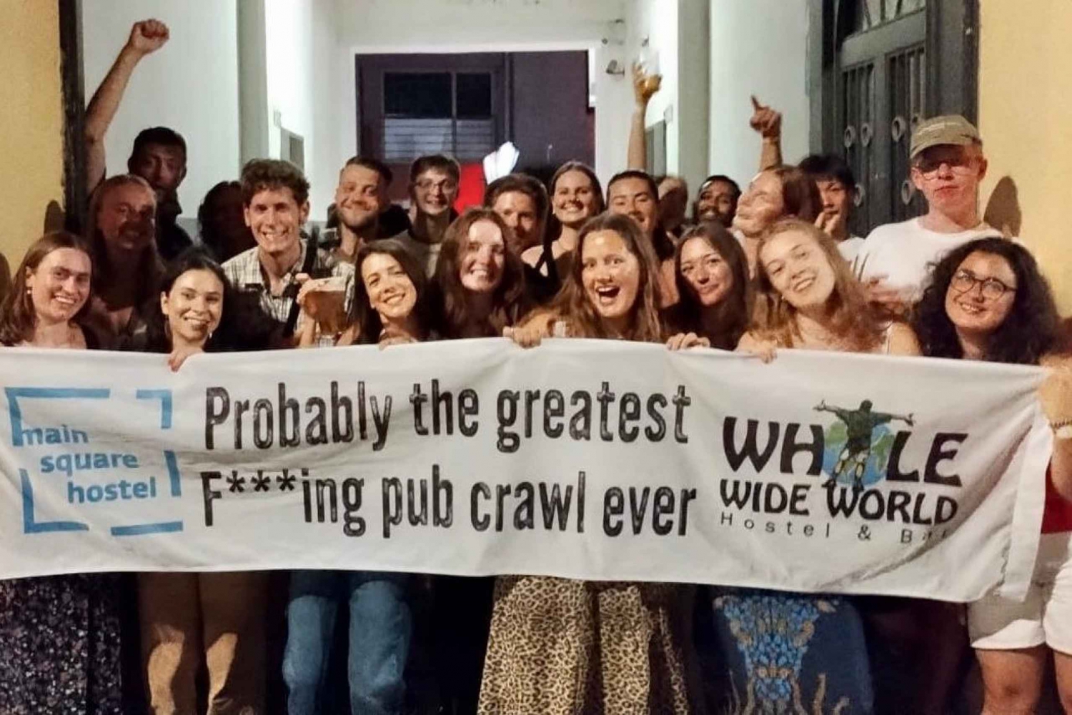 Zagreb: Pub Crawl, 1-Hour of Unlimited Drinks, & Club Entry