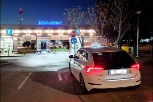 Zrce, Novalja : Transfert privé vers/depuis l'aéroport de Zadar