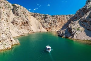 Tour en barco por el río Zrmanja y los 3 mares croatas