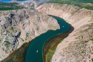 Tour en barco por el río Zrmanja y los 3 mares croatas