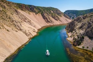 Tour en barco por el río Zrmanja y los 3 mares croatas