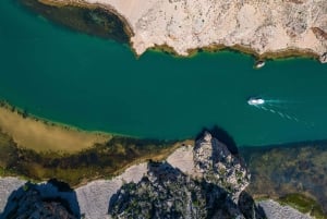 Tour en barco por el río Zrmanja y los 3 mares croatas