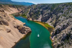Tour en barco por el río Zrmanja y los 3 mares croatas