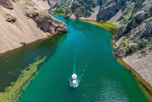 Tour en barco por el río Zrmanja y los 3 mares croatas