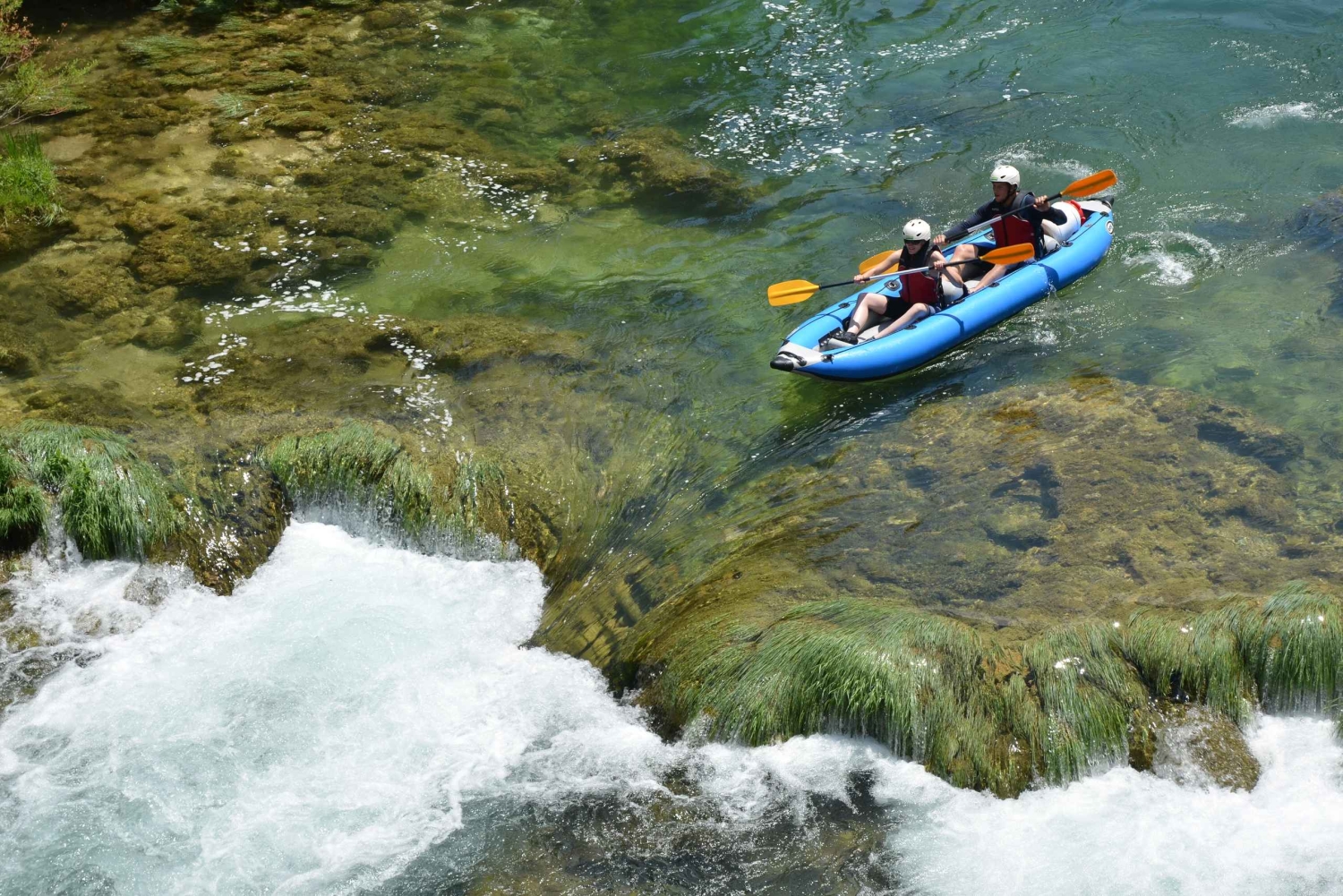 Zrmanja-elven: Halvdags guidet kajakkpadling i nærheten av Zadar