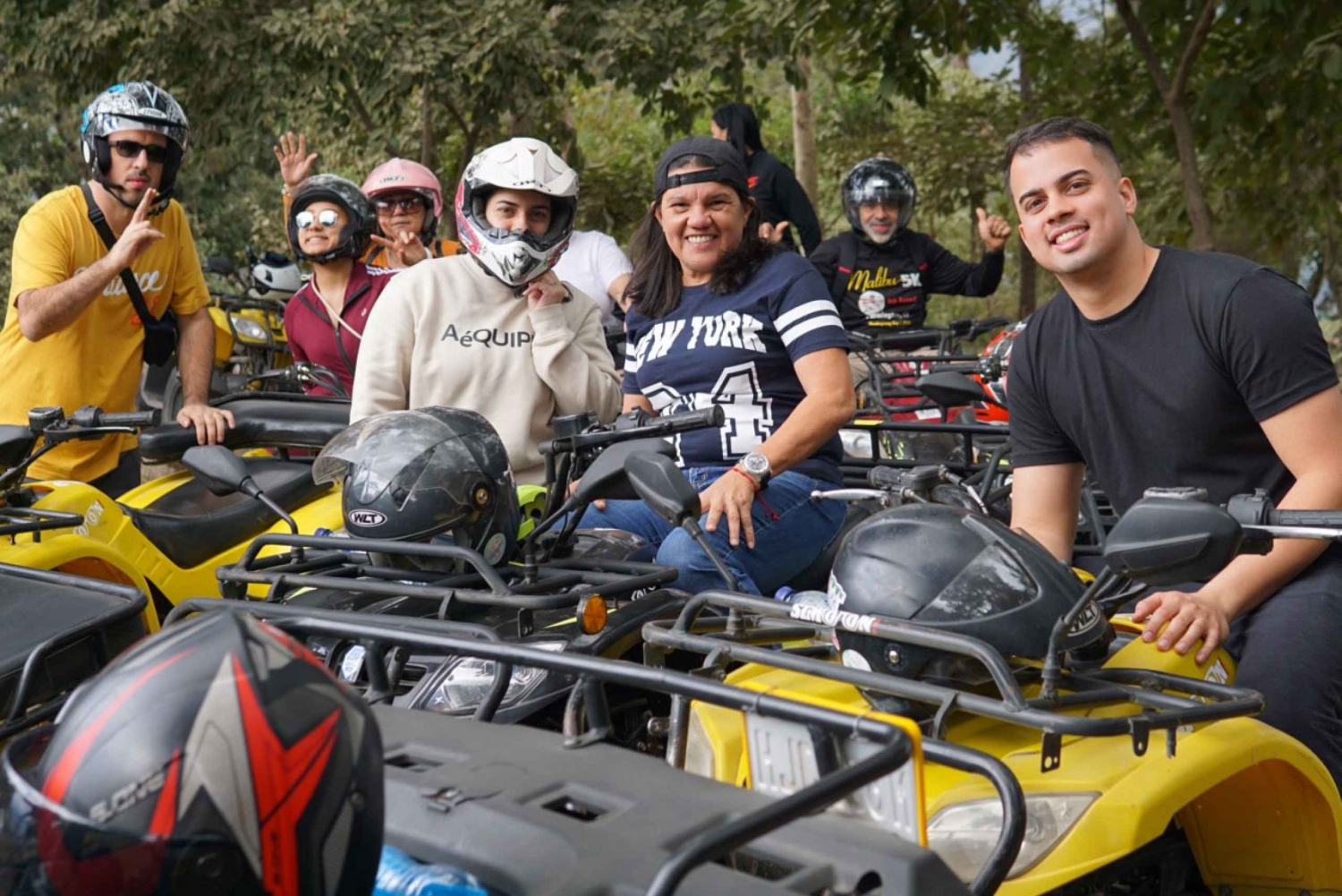 Antigua: Excursión en quad por la montaña con entrada a Hobbitenango