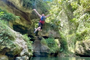 San Juan: Arenales Caves, Waterfall, Spring & River Swimming