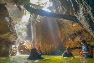 San Juan: Arenales Caves, Waterfall, Spring & River Swimming