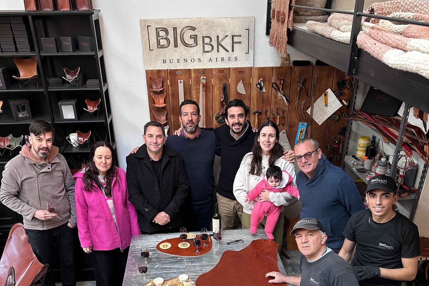 Argentina: Leather Butterfly Chair Workshop Tour with Wine