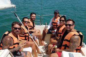 Bacalar: Excursión en grupo en velero con baño y bebidas