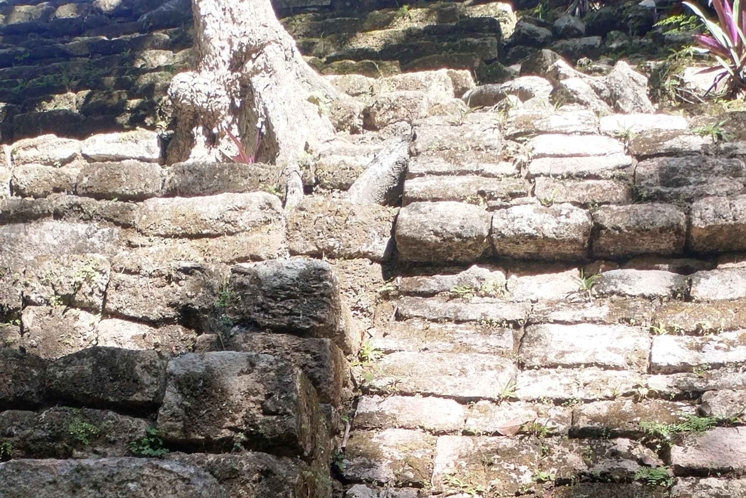 Bacalar: Ichkabal mayan temples & boat tour.