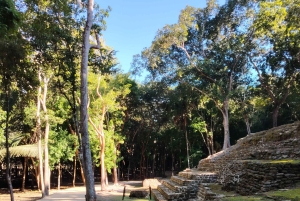 Bacalar: Ichkabal mayan temples & boat tour.