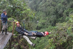 Baños: Canopy Ziplining in Puntzan Adventure Park