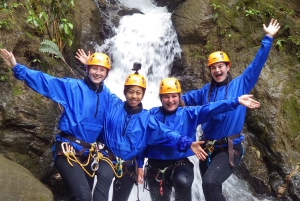 Baños: Canyoning in Chamana or Rio Blanco Waterfalls