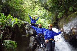 Baños: Canyoning in Chamana or Rio Blanco Waterfalls