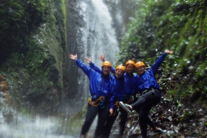 Baños: Canyoning in Chamana or Rio Blanco Waterfalls