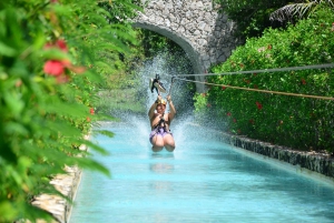 Buggy Ride, Zipline Splash & Waterfall Pool Combo with Lunch