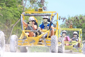 Combo de Paseo en Buggy, Salto en Tirolina y Piscina en Cascada con Comida