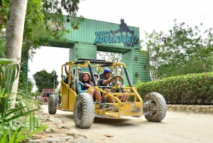 Combo de Paseo en Buggy, Salto en Tirolina y Piscina en Cascada con Comida