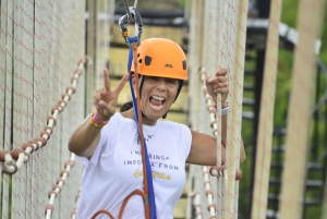 Buggy Ride, Zipline Splash & Waterfall Pool Combo with Lunch