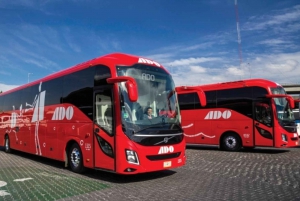 Cancún: Traslado al aeropuerto desde/hacia el centro en autobús