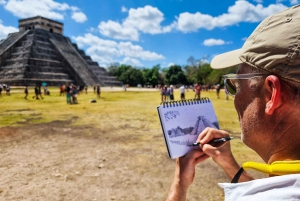 Cancún: Chichen Itza, Cenote, and Valladolid Tour with Lunch