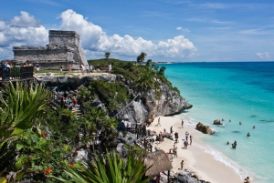 Cancún: Excursión de un día a Chichén Itzá, Cobá y Tulum con servicio de recogida