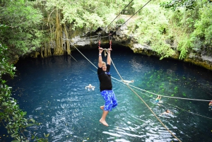 Cancún: Aventura Extrema en Buggy con Tirolinas y Cenote