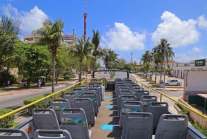 Cancun: Hop-on Hop-off Sightseeing Bus Tour and Attractions