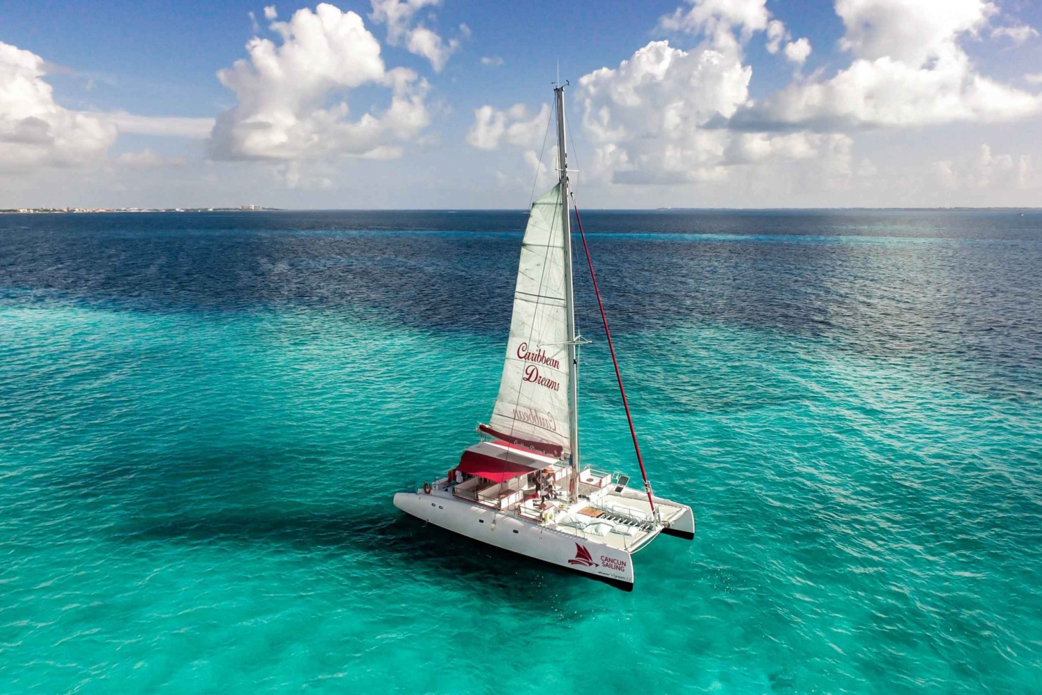 Cancun: Isla Mujeres Catamaran w/Lunch aboard & Drinks