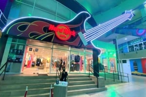 Cancún: Tour nocturno en autobús de fiesta y música en Hard Rock Cafe