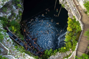 Cancún/Playa del Carmen: tour de Chichén Itzá, cenote y Cobá