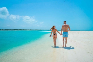 Cancun: Speedboat tour to a Virgin Beach